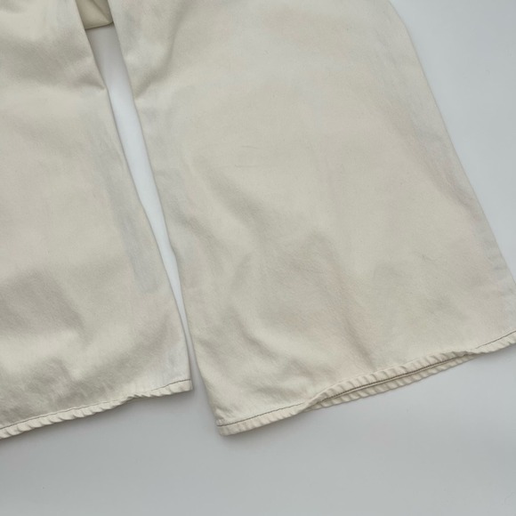 Citizens of Humanity | Off White Ecru Gaucho Wide Leg Crop Jeans 29 - Picture 13 of 14